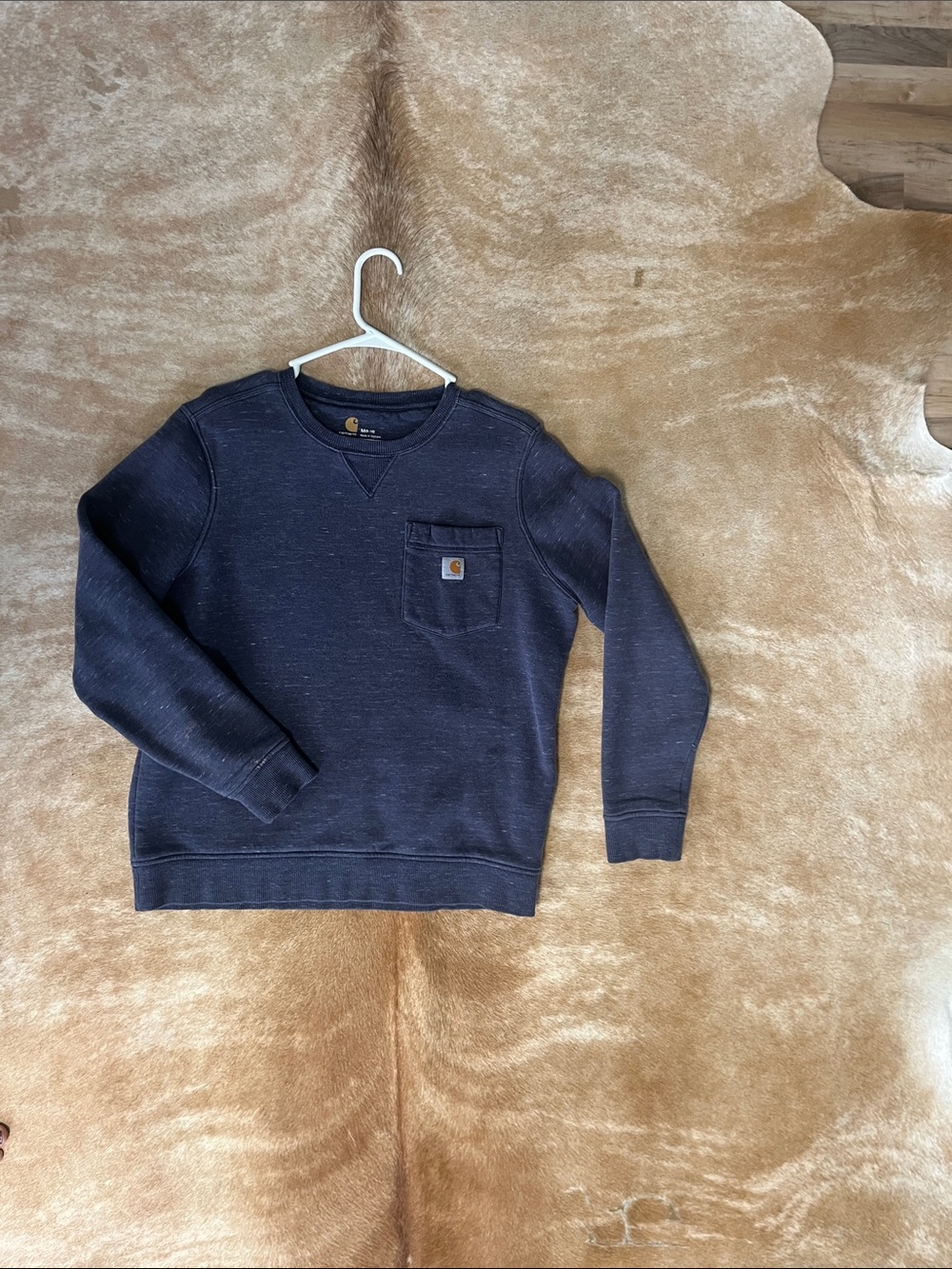 Carhartt Dark Navy Pocket Crewneck Sweatshirt